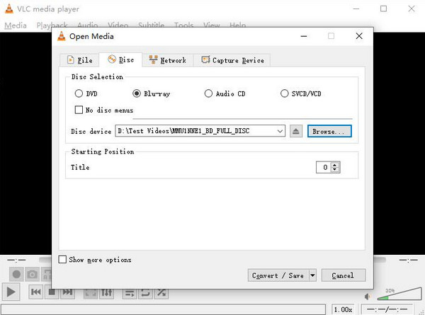 VLC Mở Blu-ray
