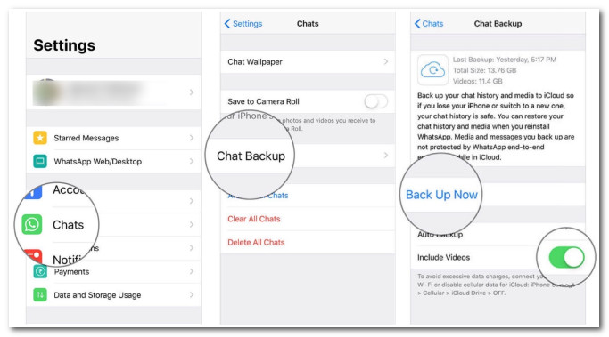 Sikkerhedskopier og gendan WhatsApp