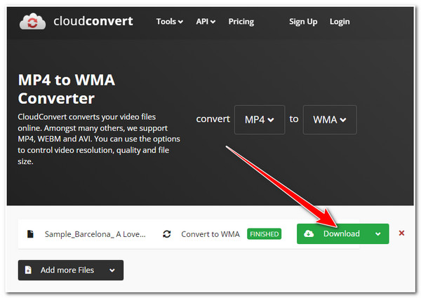 Video in WMA konvertieren CloudConvert Laden Sie die konvertierte Datei herunter