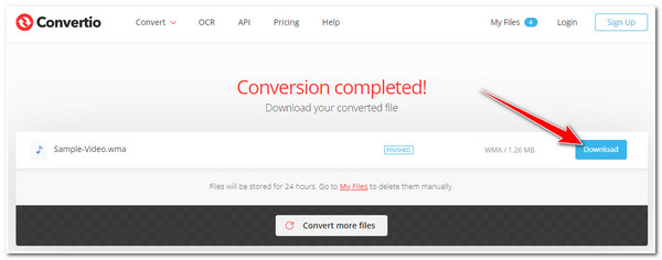 Convert Video to WMA Convertio Download Converted File