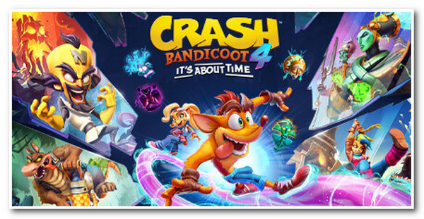 Crash Bandicoot-spel som Mario