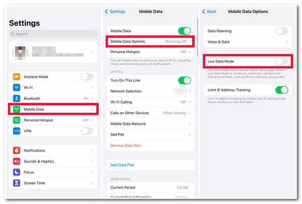 A Cellular iMessage alkalmazás letiltása