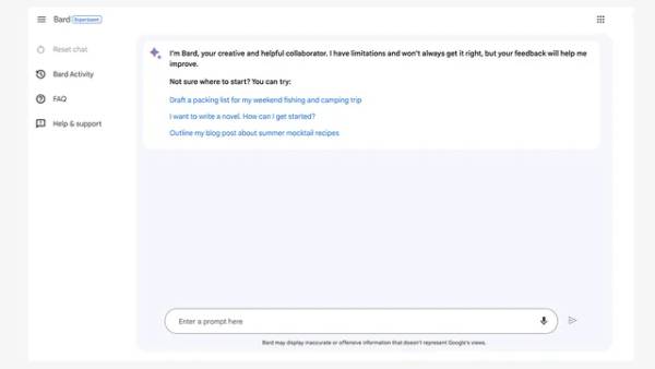 Google Bard ChatGPT alternatíva