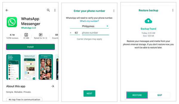 วิธีการกู้คืนแชท WhatsApp จาก Google Drive