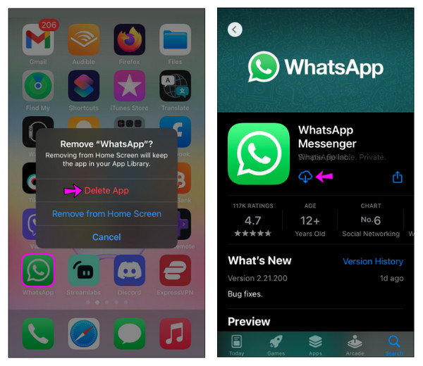 Hur man återställer WhatsApp Chat från iCloud