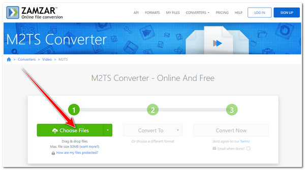 M2TS Converter Zamzar Import M2TS File