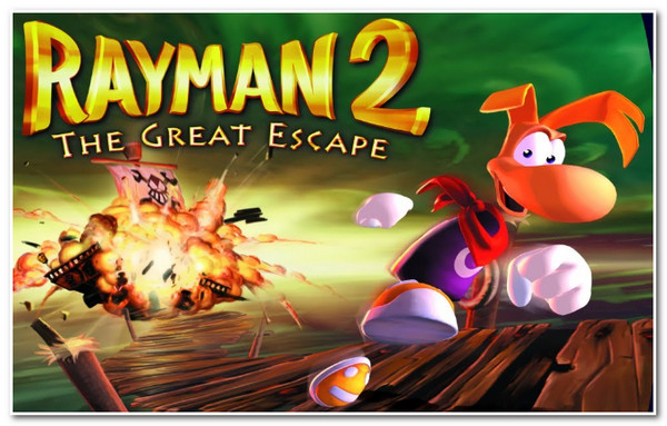 Rayman 2-spel som Mario
