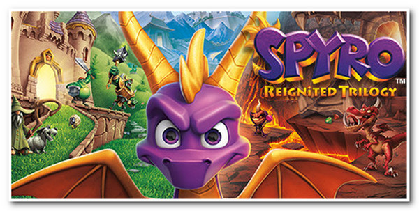 Spyro Reignited-spel som Mario