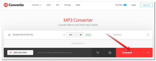 Convertio Convert M3U8 File