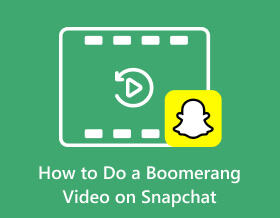 Kuinka tehdä Boomerang-video Snapchatissa