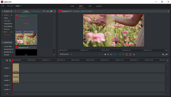 Lightworks Video Editor Low End PC