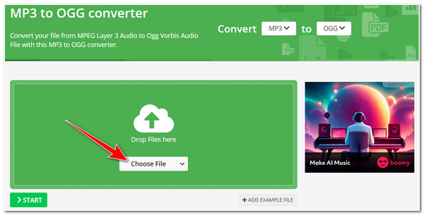 OnlineConvert Import MP3 File