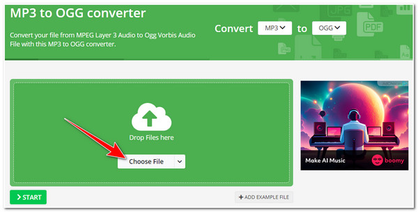 OnlineConvert MP3-Datei importieren
