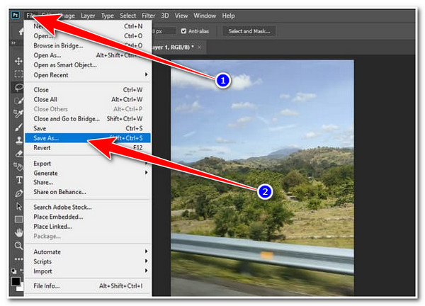 Photoshop Simpan GIF yang Diedit