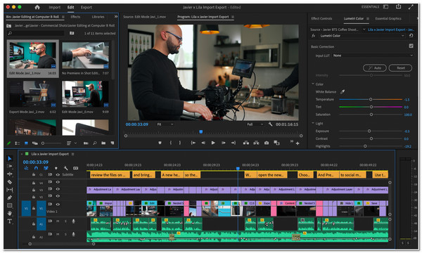 Adobe Premiere Pro Interface