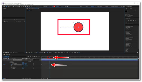 After Effects Move Playhead