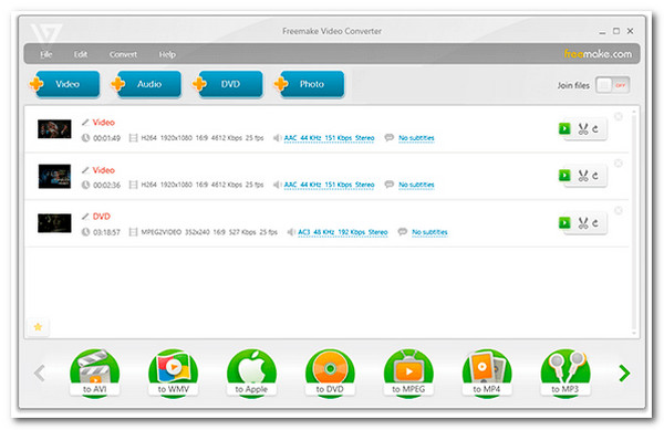 MPG Converter VLC Freemake Player