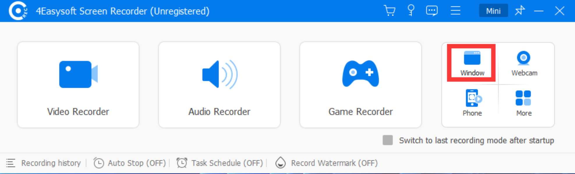 4Easyoft Recording Interface