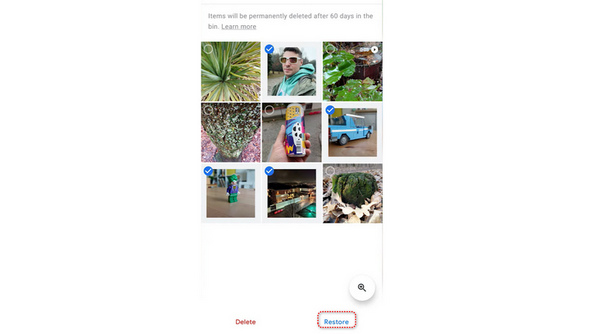 Khôi phục bản nháp TikTok trên Google Photos