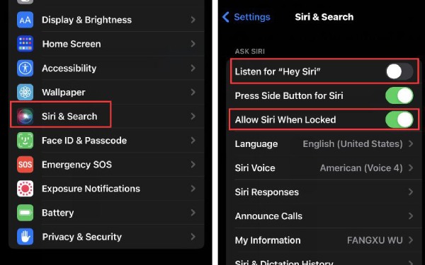 ตั้งค่า Siri