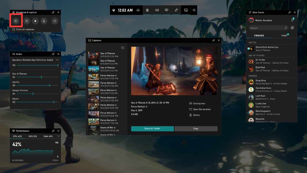 Take a Screenshot on Asus with XBOX Game Bar