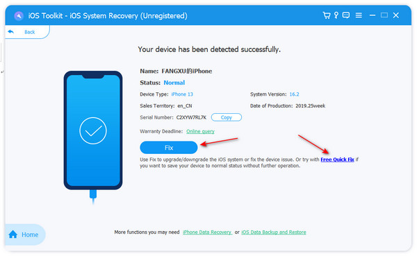 Tarkista iPhonen tiedot 4Easysoft