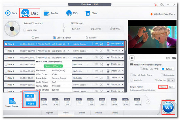 DVD zu DPG Videoproc