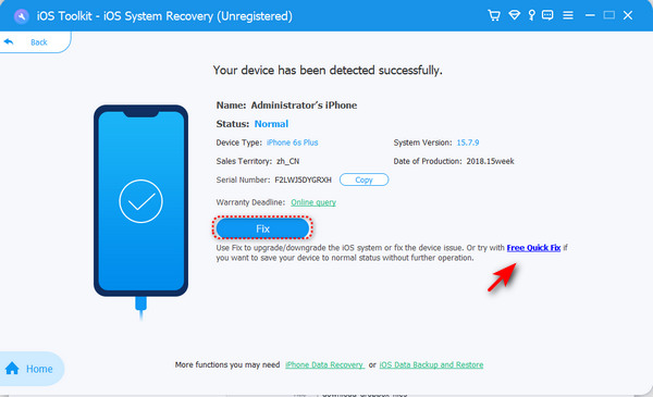 Korjaa iPhone-hälytys, joka ei sammu 4Easysoft
