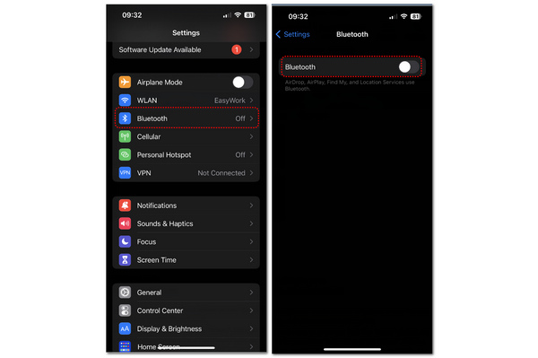 Turn Off Bluetooth iPhone
