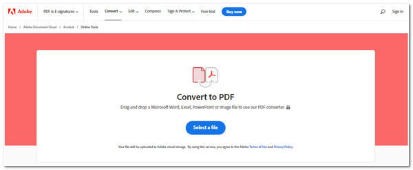 Adobe Online PDF Converter