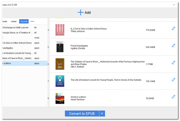Trình chuyển đổi Epubor Ebook