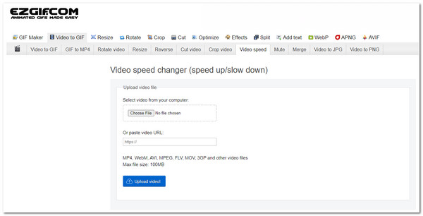 EZGIF Video Speed Changer