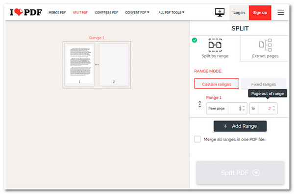 iLove PDF Cutter