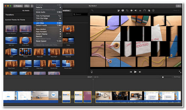 Zmieniacz prędkości wideo iMovie