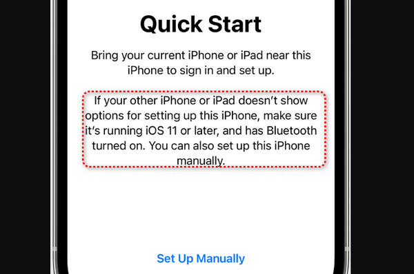 เริ่มต้นอย่างรวดเร็วเวอร์ชัน iOS