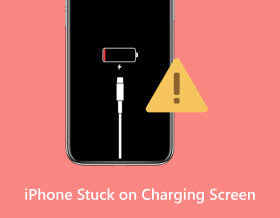 iPhone jumissa latausnäytölle