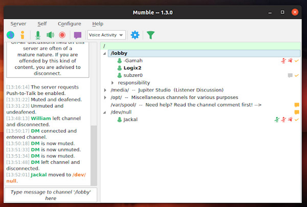 Mumble Discord-alternatieven