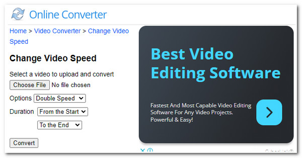 Oonline Converter Video Speed Changer