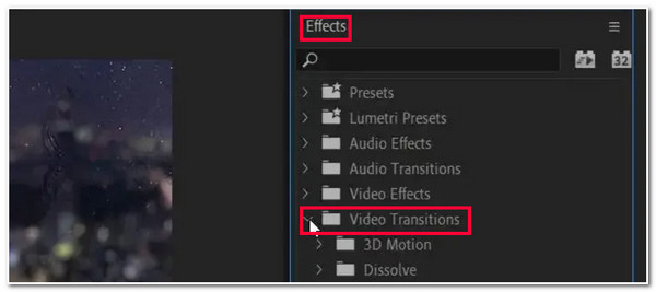 Select Video Transition