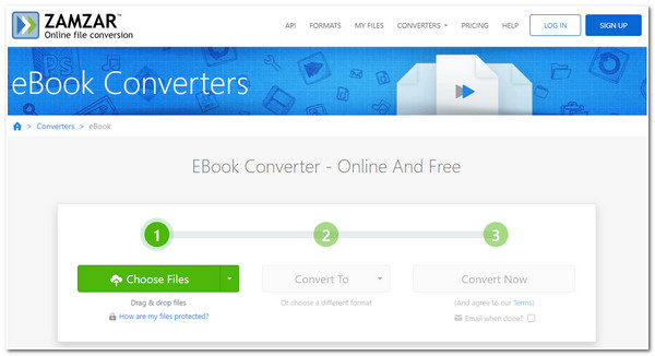 Zamzar Ebook Converter