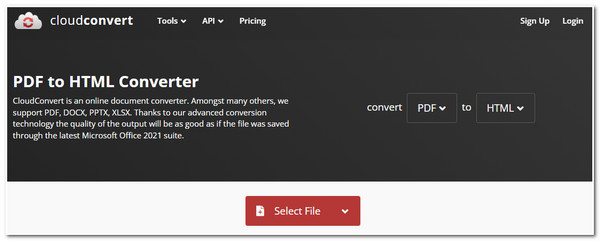 Access Cloud Muunna PDF HTML-muotoon