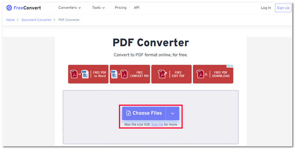 Access Freeconvert Import PDF