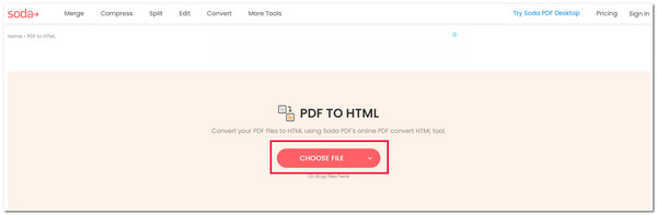 Access Soda PDF to HTML