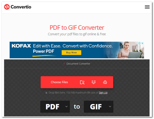 Convertio PDF to GIF