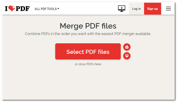 iLovePDF PDF Joiner