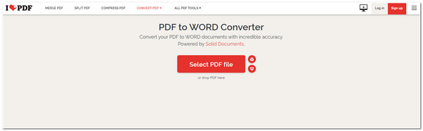 iLovePDF PDF to Word 