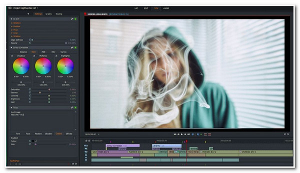 Lightworksin epälineaarinen videoeditori