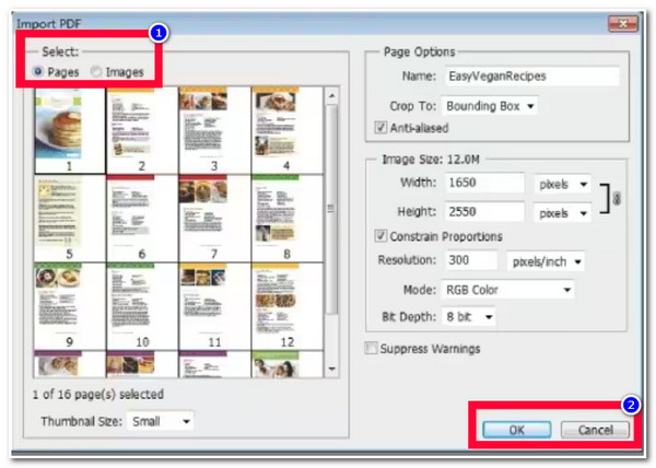 Aseta PDF kuvaksi