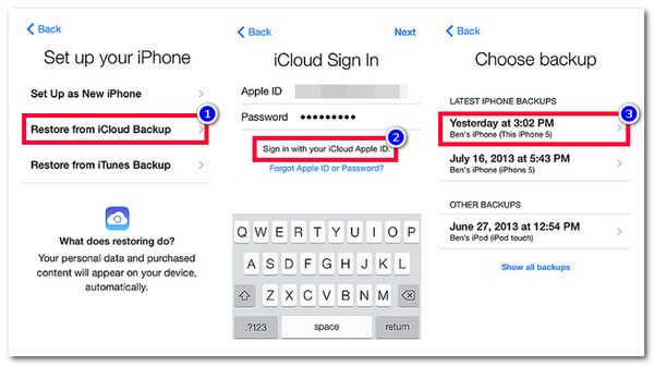 Restore from Cloud Backup