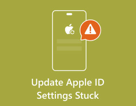 Päivitä Apple ID -asetus jumissa